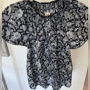 La Vie Rebecca Taylor Floral Women's Top Size XS New